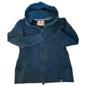 American Giant Navy Zip-Up heavy weight hoodie XS